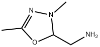 N-Methyl-N-[(5-methyl-1,3,4-oxadiazol-2-yl)methyl]amine Struktur