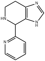 4-pyridin-2-yl-4,5,6,7-tetrahydro-3H-imidazo[4,5-c]pyridine(SALTDATA: H2O) Struktur