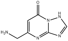 5-(AMINOMETHYL)[1,2,4]TRIAZOLO[1,5-A]PYRIMIDIN-7(4H)-ONE Struktur