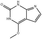 2-HYDROXY-6-METHOXY-7-DEAZAPURINE Struktur