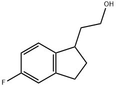 2-(5-FLUORO-INDAN-1-YL)-ETHANOL Struktur