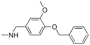 N-[4-(BENZYLOXY)-3-METHOXYBENZYL]-N-METHYLAMINE Struktur