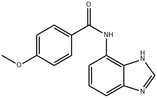 N-(3H-BENZOIMIDAZOL-4-YL)-4-METHOXY-BENZAMIDE Struktur