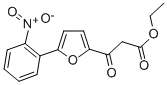 ETHYL-2[5-(2-NITROPHENYL)]-FUROYL-ACETATE Struktur