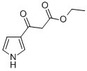 ETHYL-3-PYRROLOYL-ACETATE Struktur