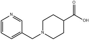 1-(PYRIDIN-3-YLMETHYL)PIPERIDINE-4-CARBOXYLIC ACID Struktur