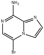 Imidazo[1,2-a]pyrazin-8-amine, 5-bromo- Struktur