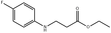 N-(Ethoxycarbonyl)ethyl-4-fluoroaniline Struktur