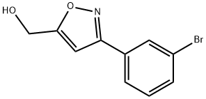 [3-(3-BROMO-PHENYL)-ISOXAZOL-5-YL]-METHANOL Struktur