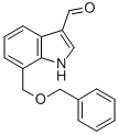 7-BENZYLOXYMETHYL-1H-INDOLE-3-CARBALDEHYDE Struktur