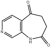 3,4-DIHYDRO-1H-PYRIDO[3,4-B]AZEPINE-2,5-DIONE Struktur