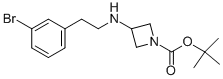 1-BOC-3-[2-(3-BROMO-PHENYL)-ETHYLAMINO]-AZETIDINE Struktur