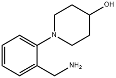 1-(2-AMINOMETHYL-PHENYL)-PIPERIDIN-4-OL Struktur