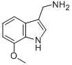 7-METHOXY-1H-INDOL-3-METHYLAMINE Struktur