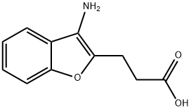 3-AMINO-3-BENZOFURAN-2-YL-PROPIONIC ACID Struktur