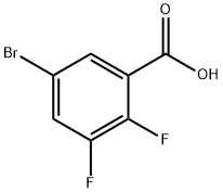 5-BROMO-2,3-DIFLUOROBENZOIC ACID Struktur