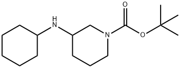 1-BOC-3-CYCLOHEXYLAMINO-PIPERIDINE Struktur