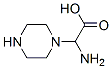 1-Piperazineacetic  acid,  -alpha--amino- Struktur