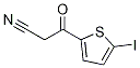 3-(5-iodothiophen-2-yl)-3-oxopropanenitrile Struktur