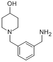 1-(3-AMINOMETHYL-BENZYL)-PIPERIDIN-4-OL Struktur