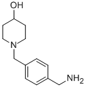 1-(4-AMINOMETHYL-BENZYL)-PIPERIDIN-4-OL Struktur