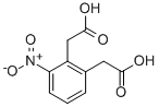 1,2-BENZENEDIACETIC ACID, 3-NITRO- Struktur