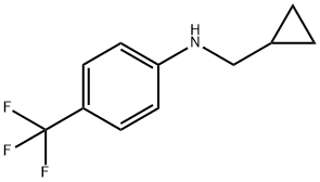 CYCLOPROPYLMETHYL-(4-TRIFLUOROMETHYL-PHENYL)-AMINE HYDROCHLORIDE Struktur