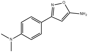 3-(4-DIMETHYLAMINO-PHENYL)-ISOXAZOL-5-YLAMINE Struktur