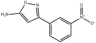 3-(3-NITRO-PHENYL)-ISOXAZOL-5-YLAMINE Struktur