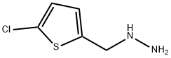 1[(5-chlorothiophen-2-yl)methyl]hydrazine Struktur