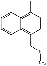 (4-METHYL-NAPHTHALEN-1-YLMETHYL)-HYDRAZINE Struktur