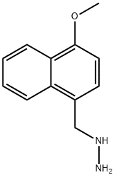 (4-METHOXY-NAPHTHALEN-1-YLMETHYL)-HYDRAZINE Struktur