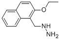 (2-ETHOXY-NAPHTHALEN-1-YLMETHYL)-HYDRAZINE Struktur