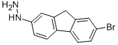 (7-BROMOFLUOREN-2-YL)-HYDRAZINE Struktur