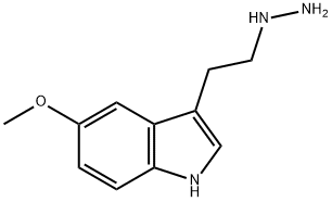 (5-METHOXY-INDOL-3-YLETHYL)-HYDRAZINE Struktur