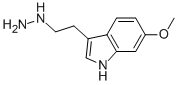 (6-METHOXY-INDOL-3-YLETHYL)-HYDRAZINE Struktur