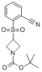 3-(2-CYANO-BENZENESULFONYL)-AZETIDINE-1-CARBOXYLIC ACID TERT-BUTYL ESTER Struktur