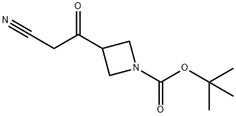 3-(2-CYANO-ACETYL)-AZETIDINE-1-CARBOXYLIC ACID TERT-BUTYL ESTER Struktur