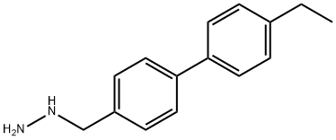 (4'-ETHYL-BIPHENYL-4-YLMETHYL)-HYDRAZINE Struktur