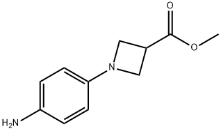 1-(4-AMINO-PHENYL)-AZETIDINE-3-CARBOXYLIC ACID METHYL ESTER Struktur