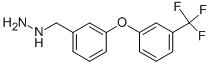 3-(3-TRIFLUOROMETHYL-PHENOXY)-BENZYL-HYDRAZINE Struktur