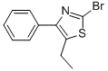 2-BROMO-5-ETHYL-4-PHENYLTHIAZOLE Struktur