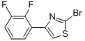 2-BROMO-4-(2,3-DIFLUOROPHENYL)THIAZOLE Struktur