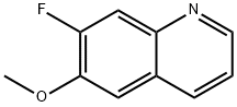 7-fluoro-6-methoxyquinoline Struktur