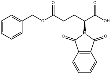 1-BENZYL HYDROGEN (S)-4-PHTHALIMIDOGLUTARATE Struktur