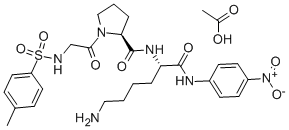 N-P-TOSYL-GLY-PRO-LYS-PNA (ACETATE) 結(jié)構(gòu)式