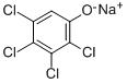 2,3,4,5-TETRACHLOROPHENOL,SODIUMSALT Struktur