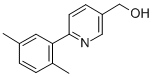 [6-(2,5-DIMETHYLPHENYL)PYRIDIN-3-YL]METHANOL Struktur