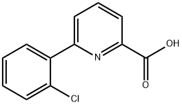 6-(2-Chlorophenyl)-picolinic acid Struktur