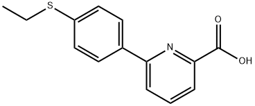 6-(3-Ethoxyphenyl)-picolinic acid Struktur